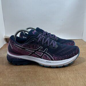 Asics GT-2000 9 Womens Size 9 Blue Purple Athletic Running Lace Up Sneakers